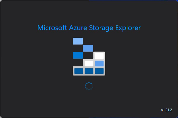 Azure Storage Explorer 1.31.2