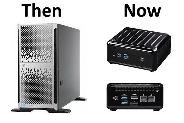 NUC replaces my old HP Server