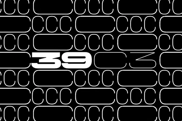 39th Chaos Communication Congress