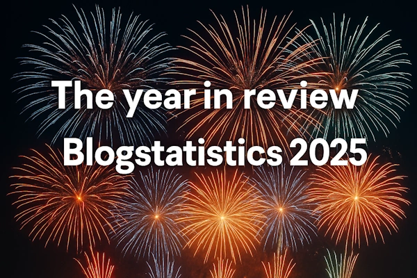 The year in review and Blogstatistics 2025